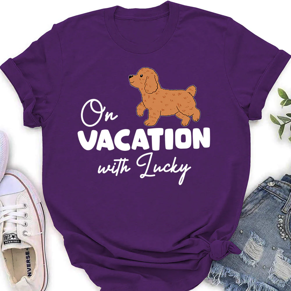 On Vaction - Personalized Custom Women's T-shirt - Image 3