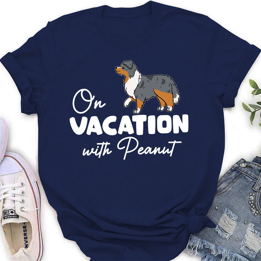 On Vaction - Personalized Custom Women's T-shirt - Image 5