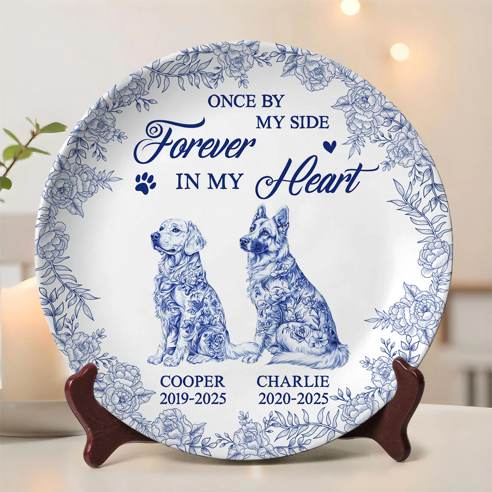 Once By My Side - Personalized Custom Plate - Image 4