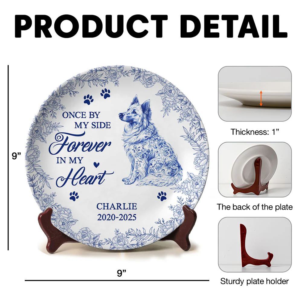 Once By My Side - Personalized Custom Plate - Image 6