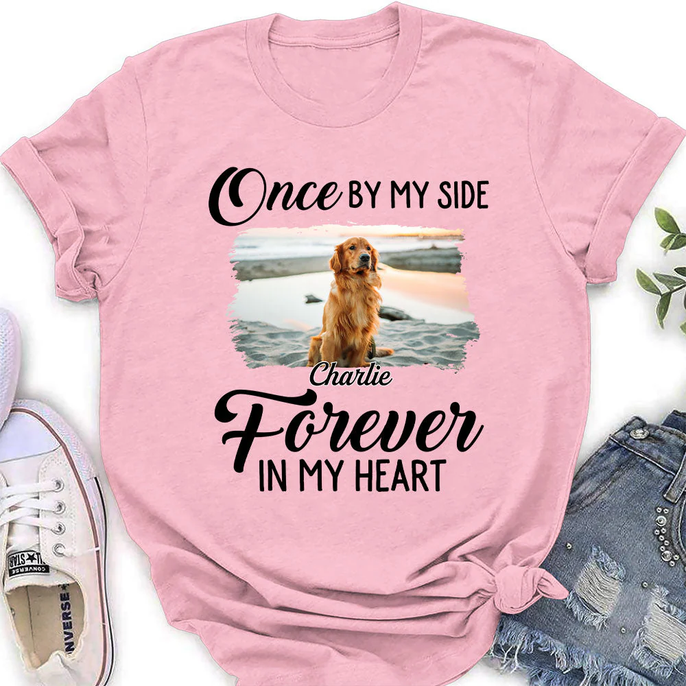 Once By My Side - Personalized Custom Women's T-shirt - Image 4