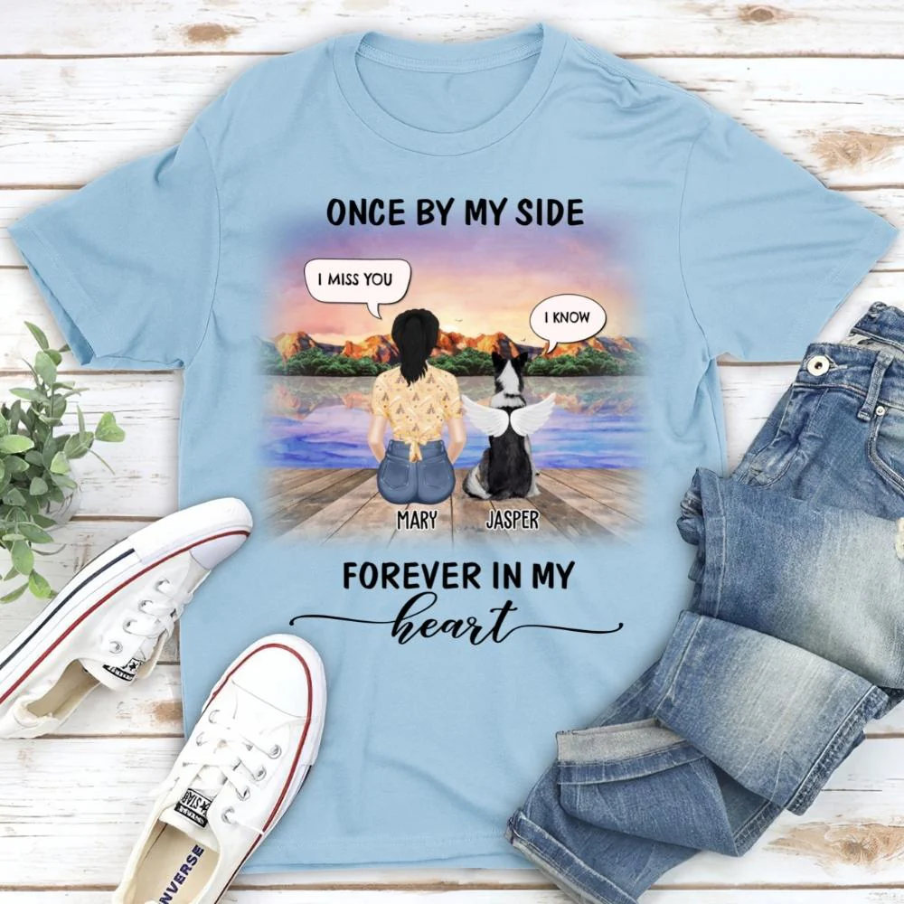 Once By My Side Speech Sunset - Personalized Custom Unisex T-shirt - Image 3