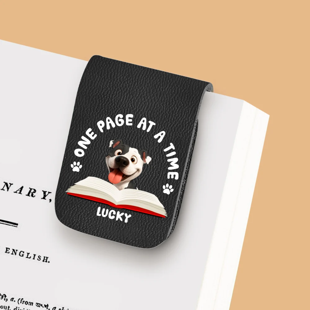 One Page Once - Personalized Custom Leather Bookmark - Image 8