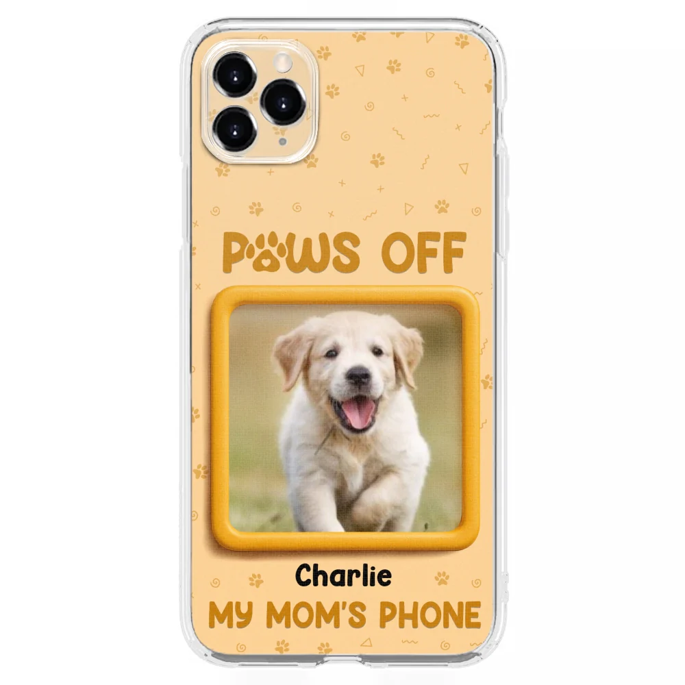 Only Touched By Mom - Personalized Custom Phone Case - Image 10