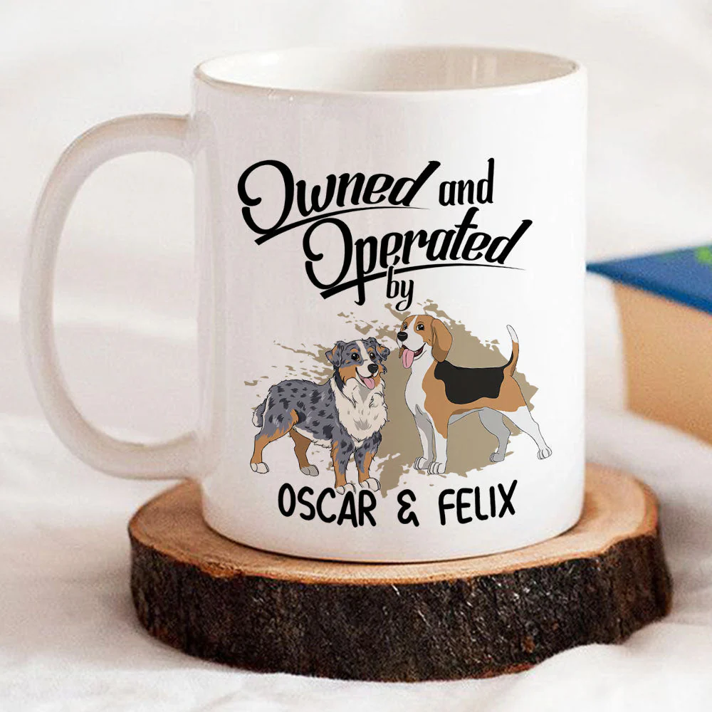 Operated By My Furbaby - Personalized Custom Coffee Mug - Image 2