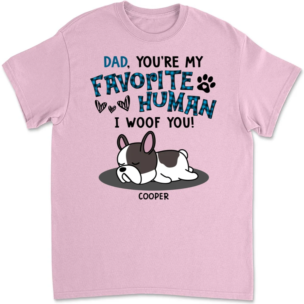 Our Favorite Dog Mom Dad - Personalized Custom Unisex T-shirt - Image 9