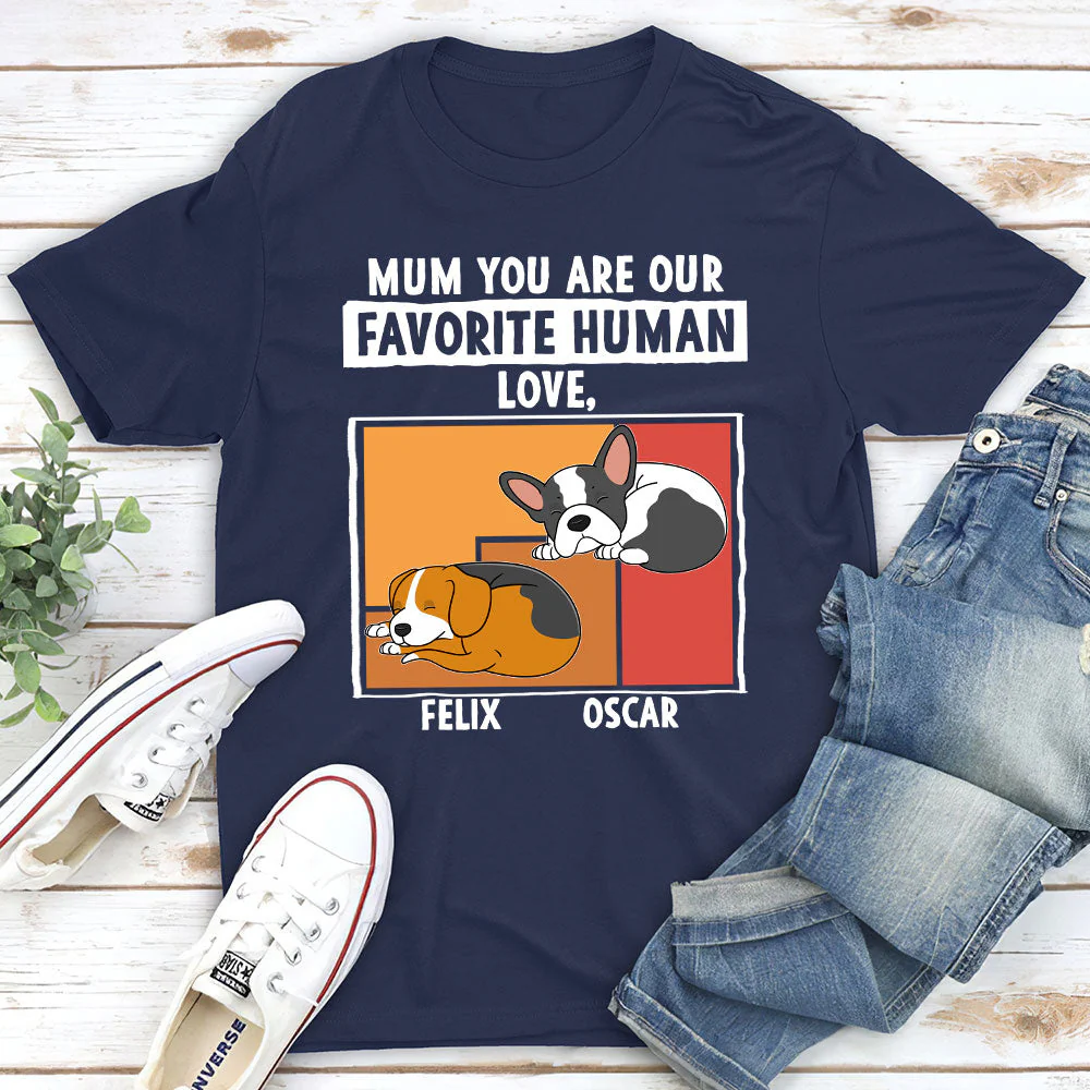 Our Favourite Human - Personalized Custom Unisex T-shirt - Image 2