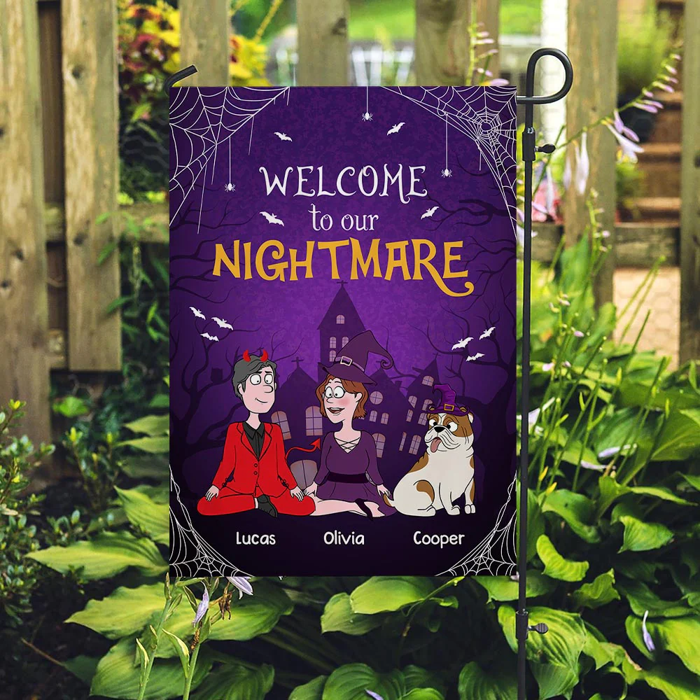 Our Nightmare - Personalized Custom Garden Flag - Image 5