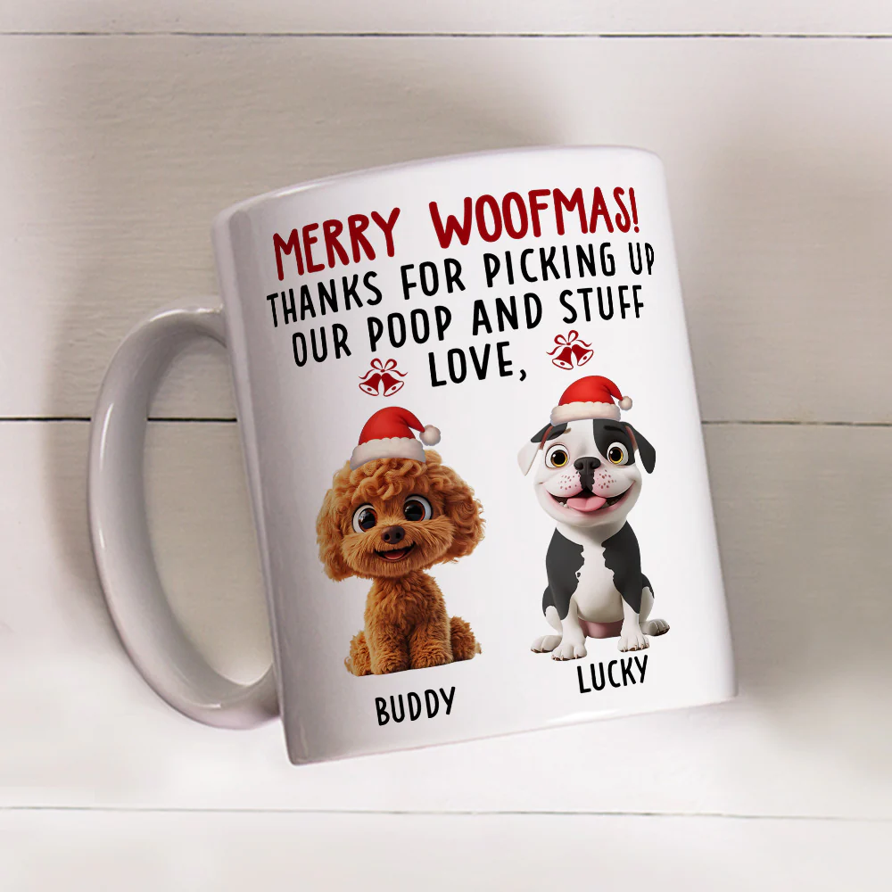 Our Poop And Stuff Ver 2 - Personalized Custom Coffee Mug - Image 2