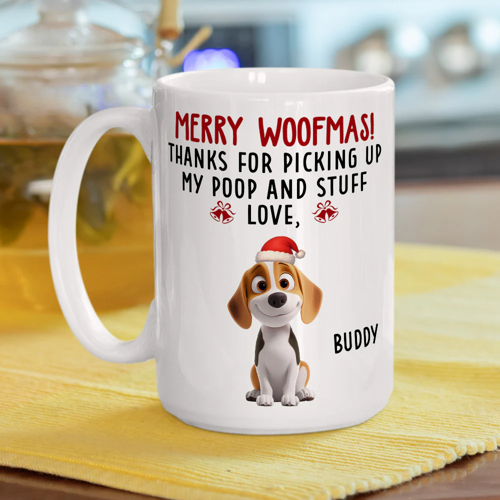 Our Poop And Stuff Ver 2 - Personalized Custom Coffee Mug - Image 4