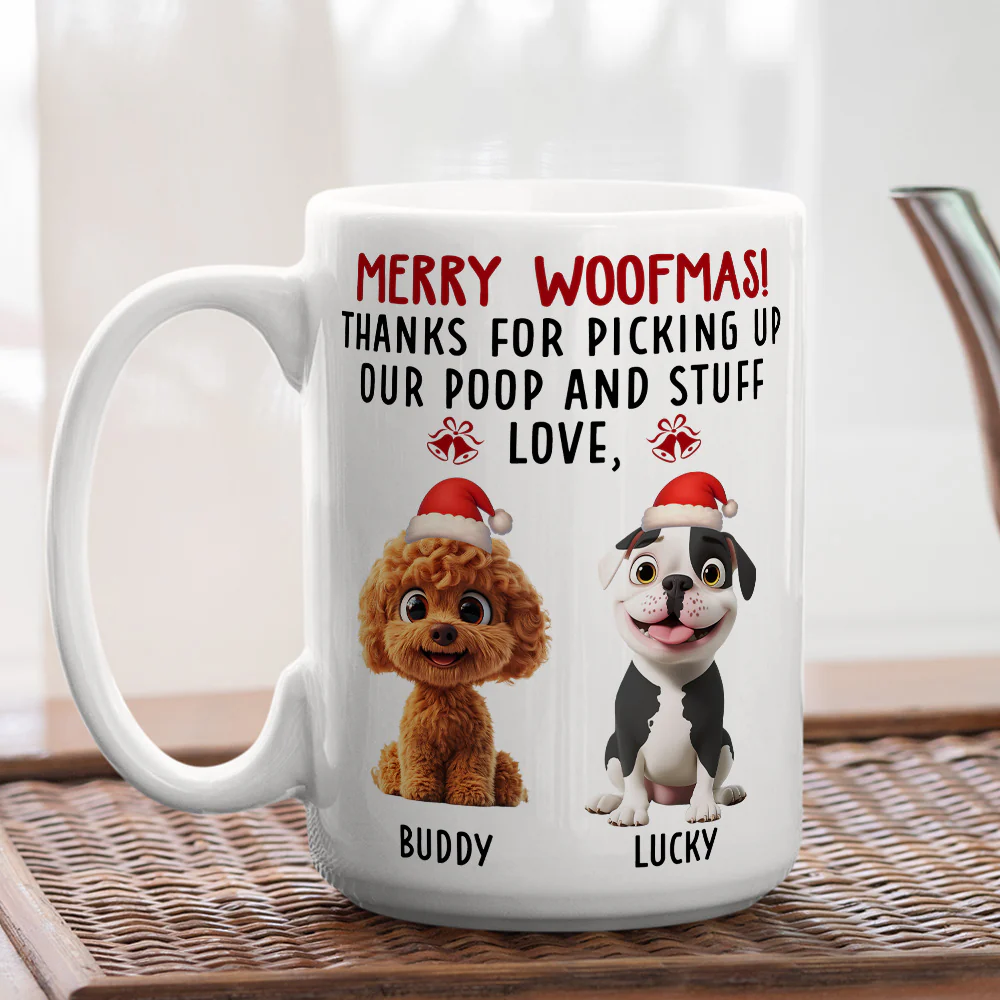 Our Poop And Stuff Ver 2 - Personalized Custom Coffee Mug - Image 5