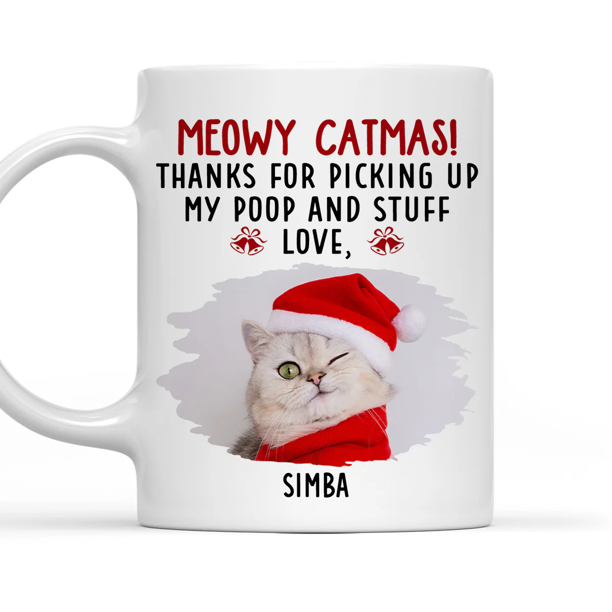 Our Poop And Stuff Ver Cat Photo - Personalized Custom Coffee Mug
