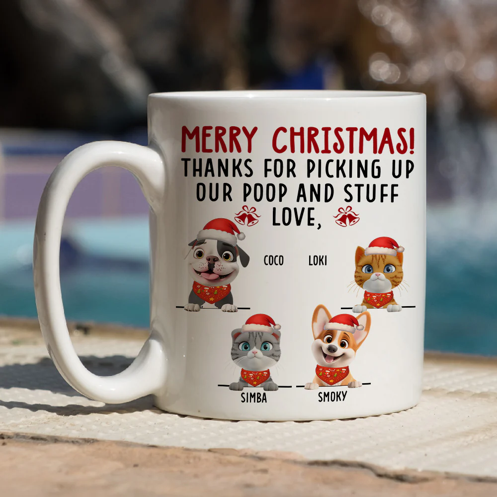 Our Poop And Stuff Ver Pet- Personalized Custom Coffee Mug - Image 4