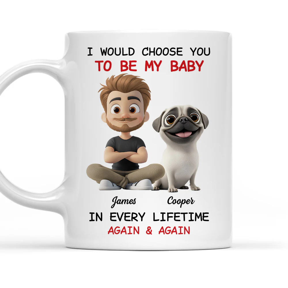 Over And Over Again - Personalized Custom Coffee Mug