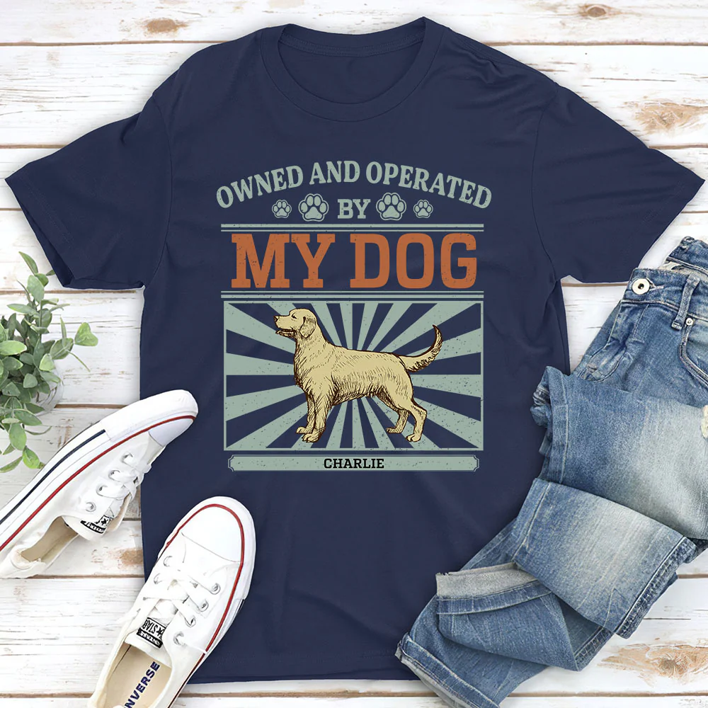 Owned And Operated - Personalized Custom Unisex T-shirt - Image 2