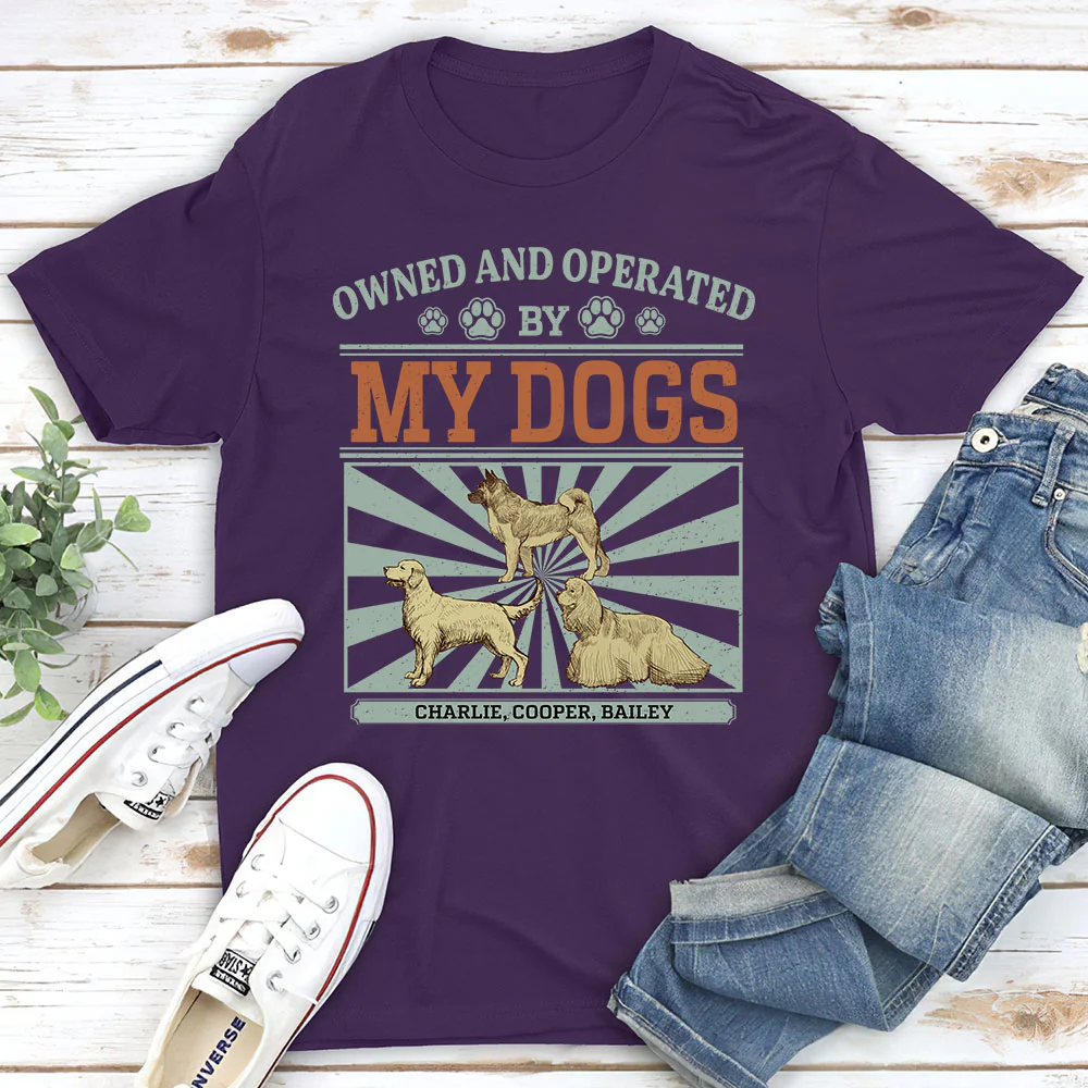 Owned And Operated - Personalized Custom Unisex T-shirt - Image 3