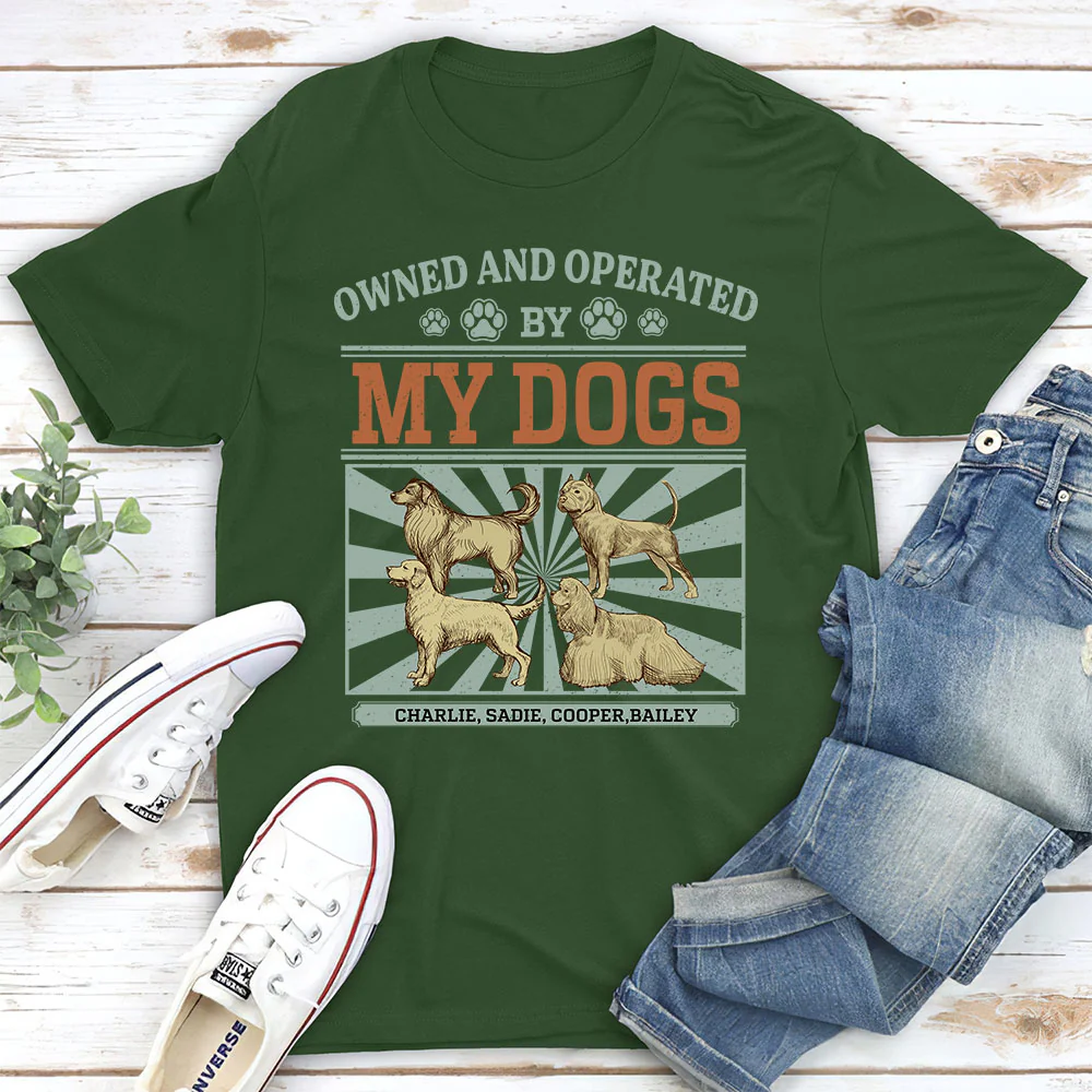 Owned And Operated - Personalized Custom Unisex T-shirt - Image 5