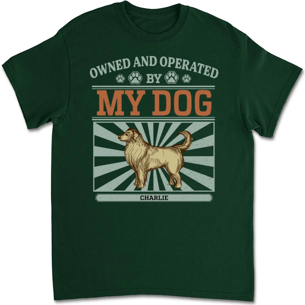 Owned And Operated - Personalized Custom Unisex T-shirt - Image 8
