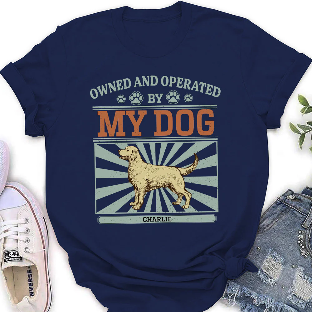 Owned And Operated - Personalized Custom Women's T-shirt - Image 2