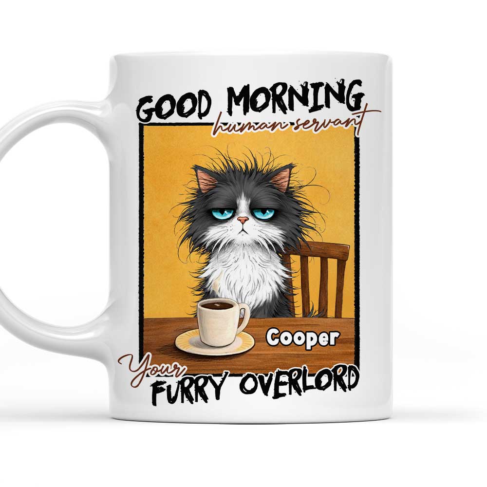 Owned By Cats - Personalized Custom Coffee Mug