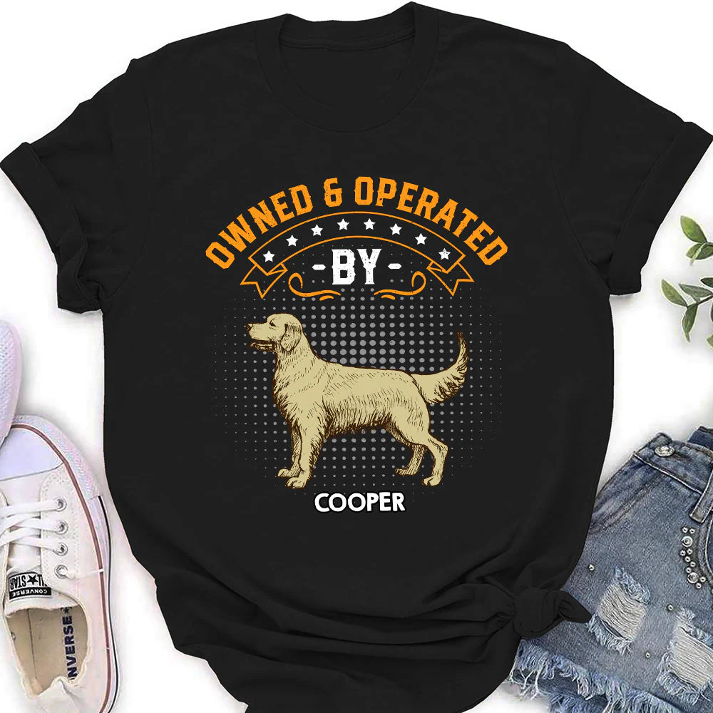 Owned By - Personalized Custom Women's T-shirt - Image 2