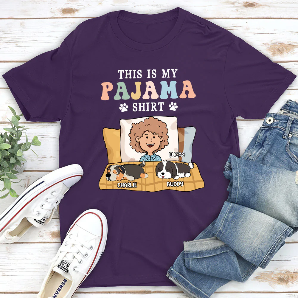 Pajama Colorful - Personalized Custom Unisex T-shirt - Image 4