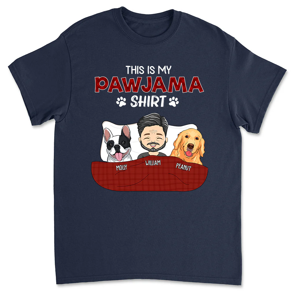 Pajama Shirt Version 2 - Personalized Custom Unisex T-shirt - Image 2