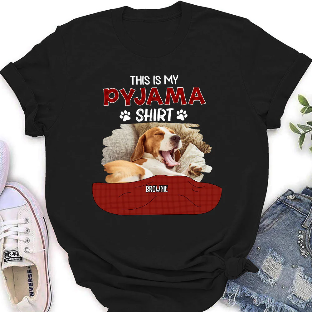Pajama Shirt Version 3 Photo - Personalized Custom Women's T-shirt - Image 7