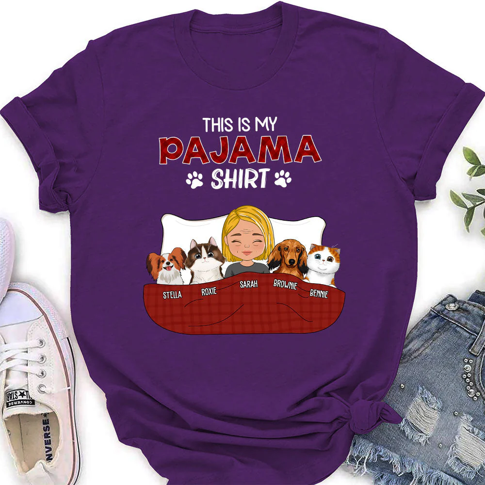 Pajama Shirt Version 2 - Personalized Custom Women's T-shirt - Image 4