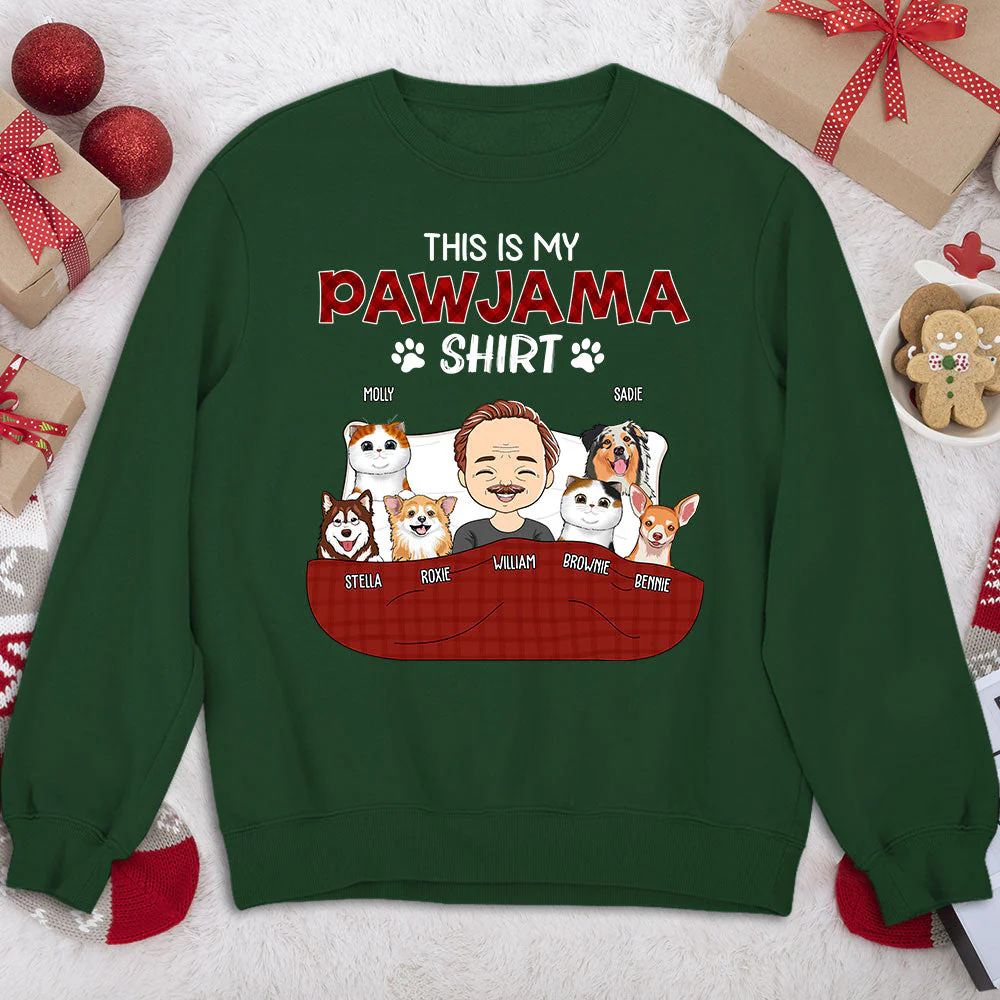 Pajama Shirt Version 3 - Personalized Custom Sweatshirt - Image 7
