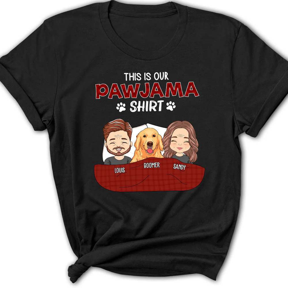 Pajama Shirt Version Couple - Personalized Custom Women's T-shirt - Image 5