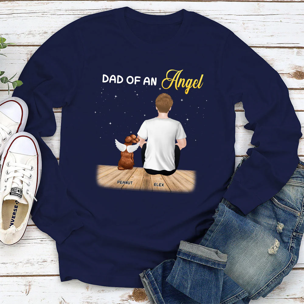 Parents Of Angels - Personalized Custom Long Sleeve T-shirt - Image 3