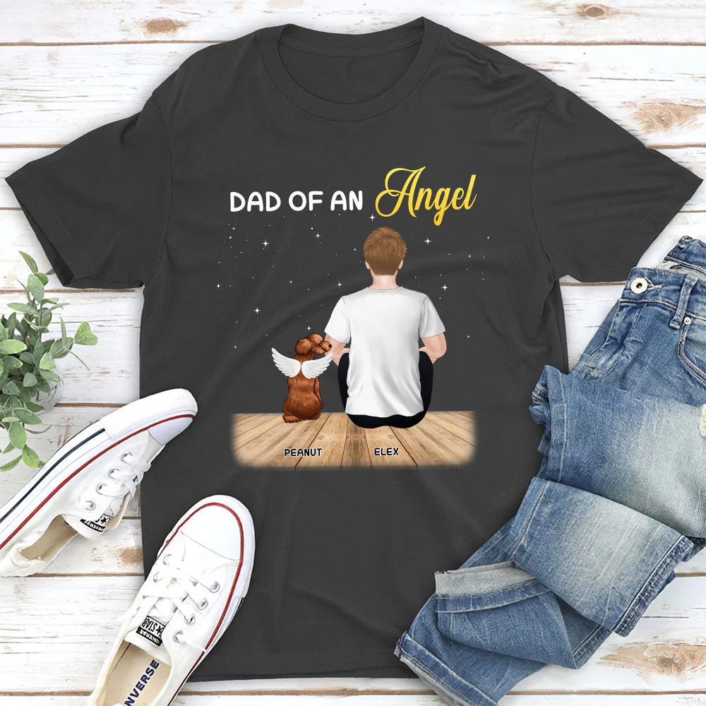 Parents Of Angels - Personalized Custom Premium T-shirt - Image 4