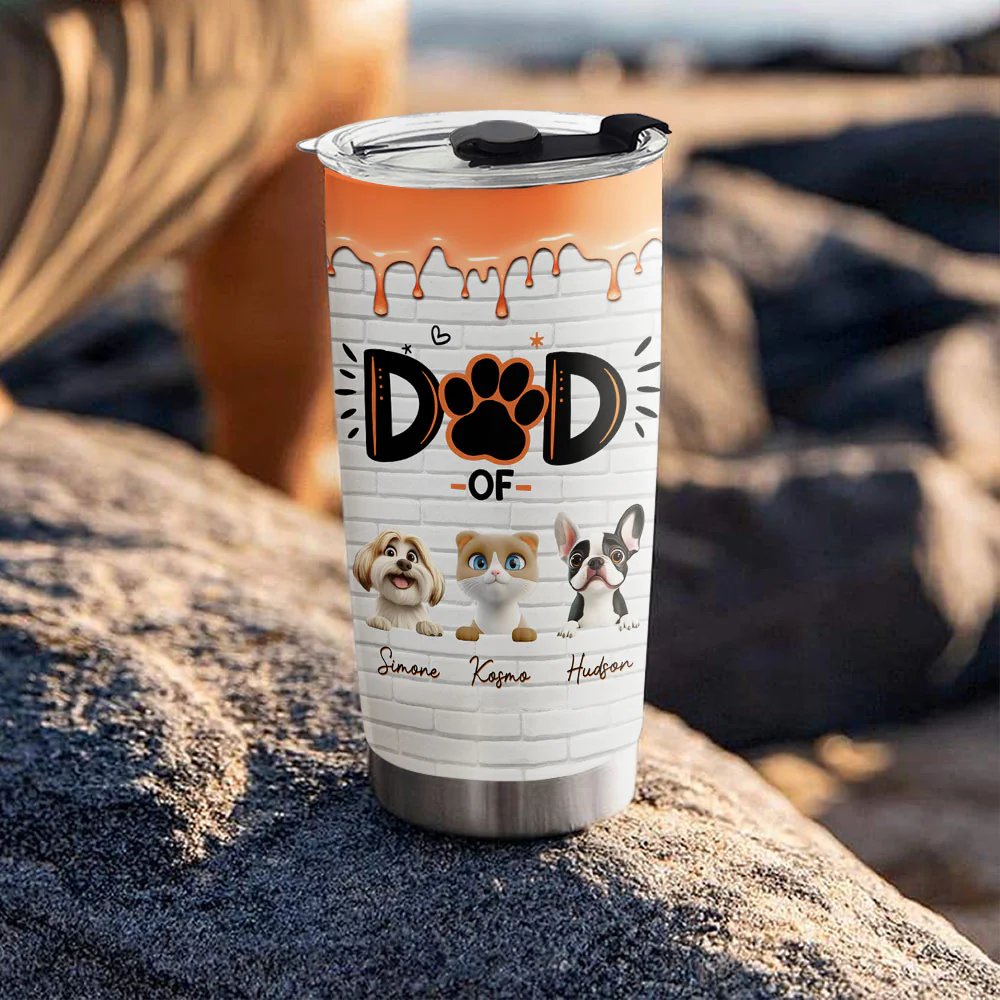 Paw Mom Version 2 - Personalized Custom Tumbler