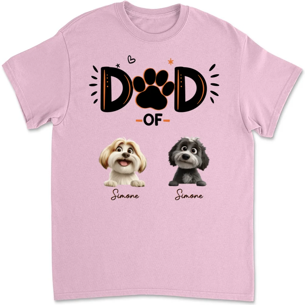 Paw Mom Version 2 - Personalized Custom Unisex T-shirt - Image 8