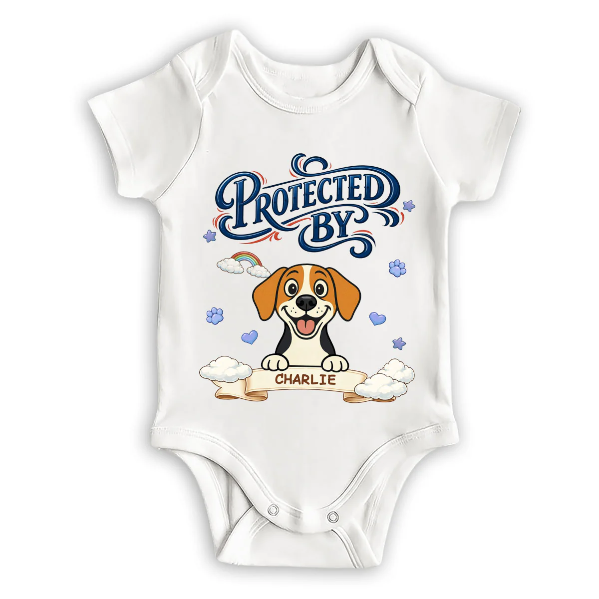Paw Protector - Personalized Custom Baby Onesie