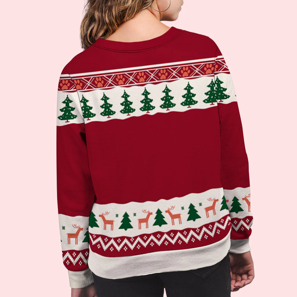 Paw Winter - Personalized Custom All-Over-Print Sweatshirt - Image 7