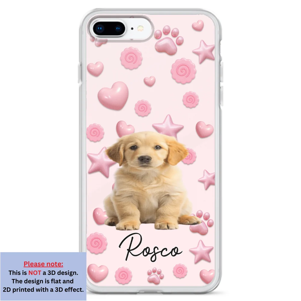 Paw With You Photo - Personalized Custom 3D Inflated Effect Phone Case - Image 3