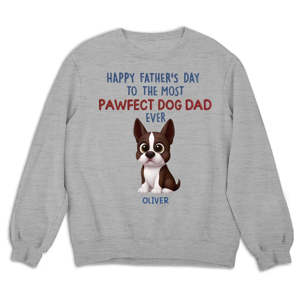 Pawfect Dog Dad Version 2 - Personalized Custom Shirt - Image 12