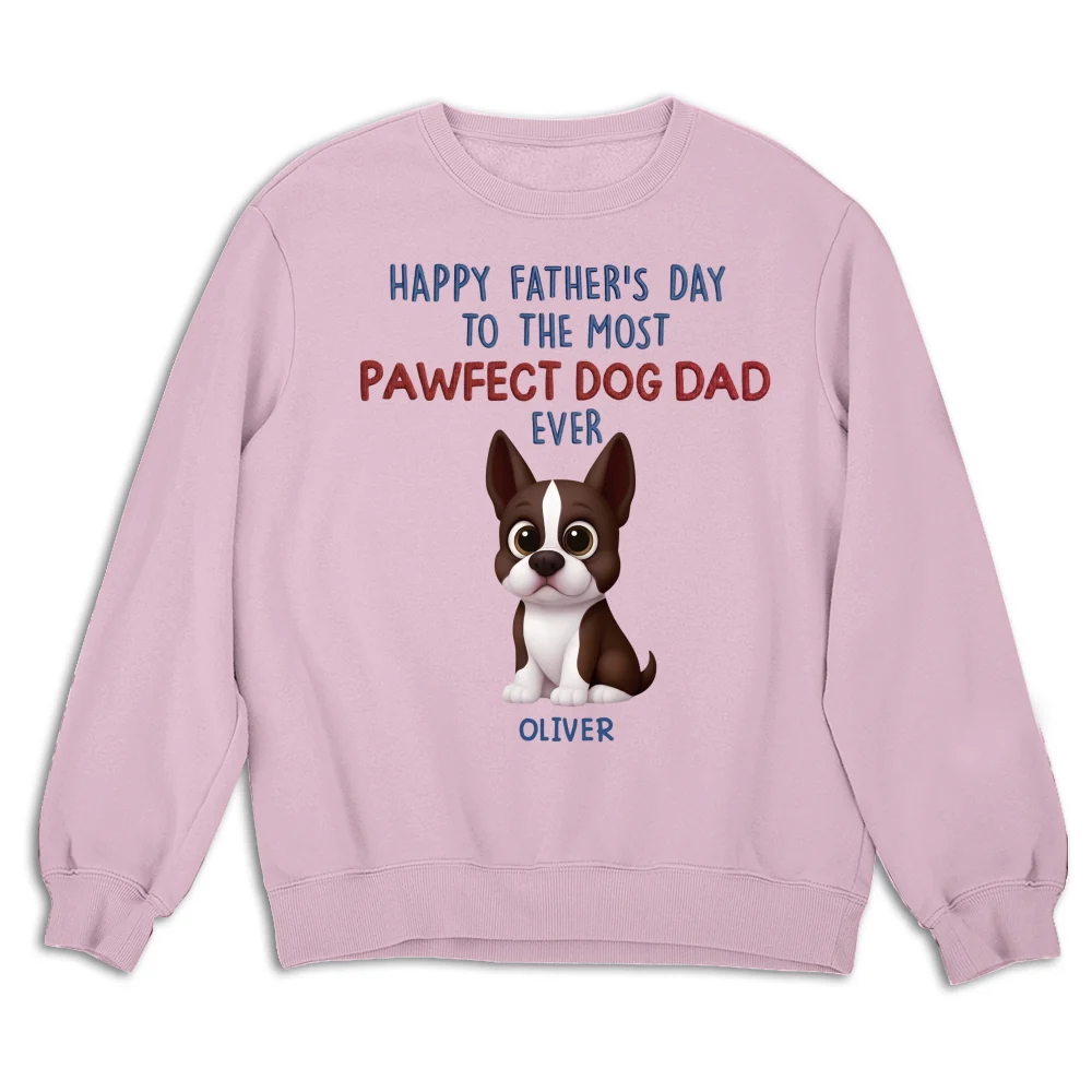 Pawfect Dog Dad Version 2 - Personalized Custom Shirt - Image 13