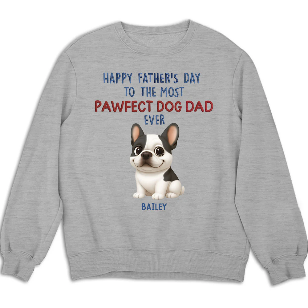 Pawfect Dog Dad Version 2 - Personalized Custom Shirt - Image 6