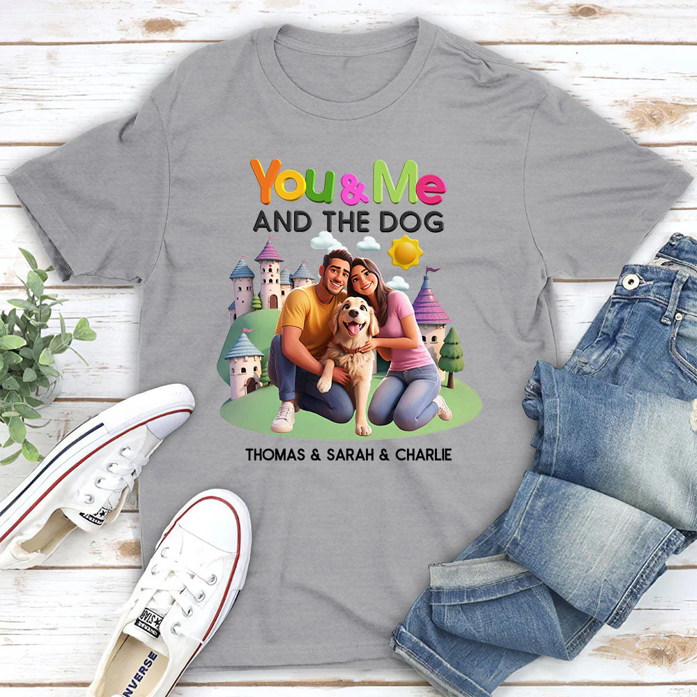 Pawfect Family Moments  - Personalized Custom Unisex T-shirt - Image 2