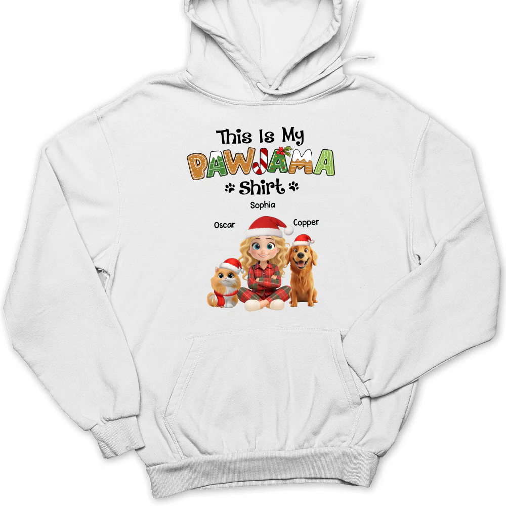Pawjama Shirt Cartoon Ver Pet - Personalized Custom Hoodie