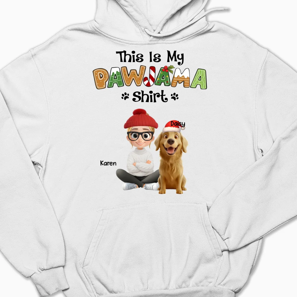 Pawjama Shirt Cartoon Ver Pet - Personalized Custom Hoodie - Image 2
