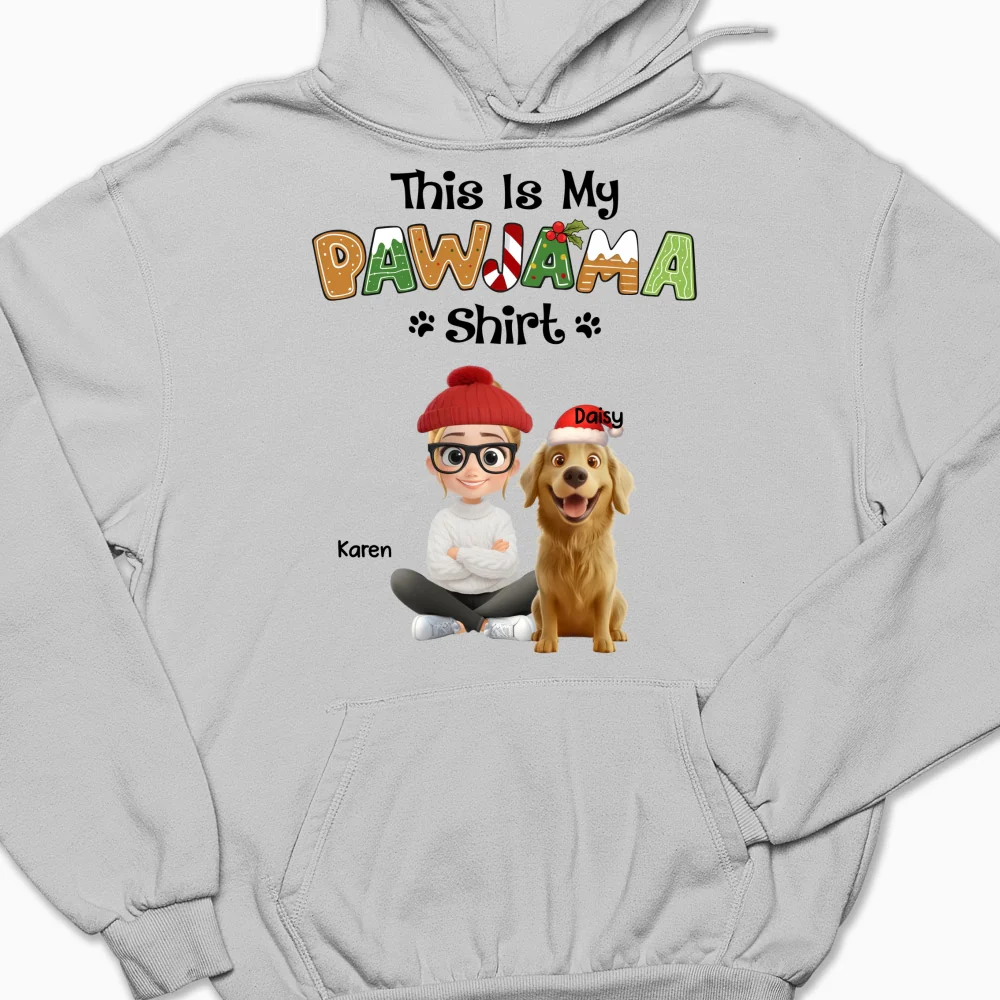 Pawjama Shirt Cartoon Ver Pet - Personalized Custom Hoodie - Image 3