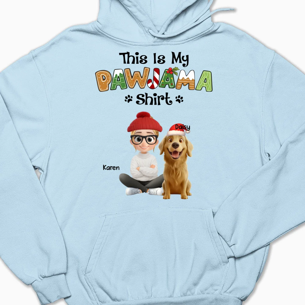Pawjama Shirt Cartoon Ver Pet - Personalized Custom Hoodie - Image 4