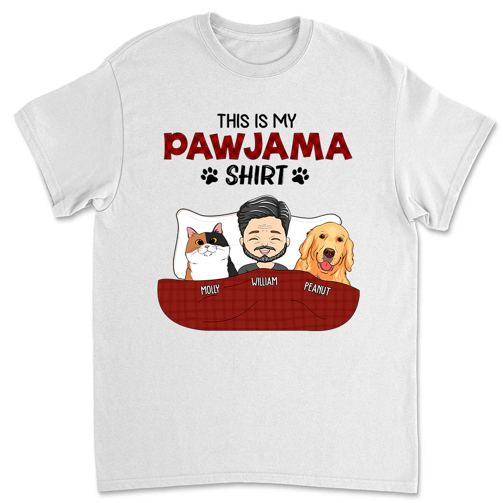 Pawjama Shirt - Personalized Custom Premium T-shirt