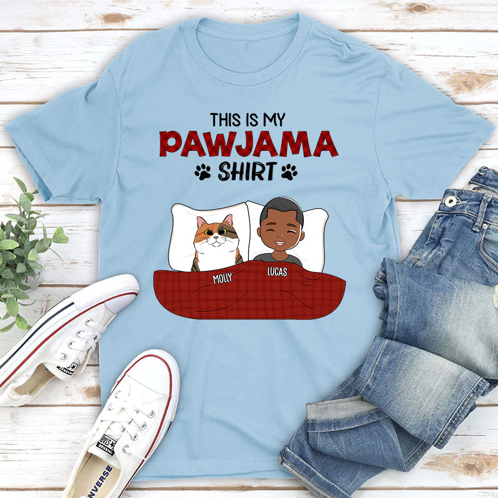 Pawjama Shirt - Personalized Custom Unisex T-shirt - Image 5