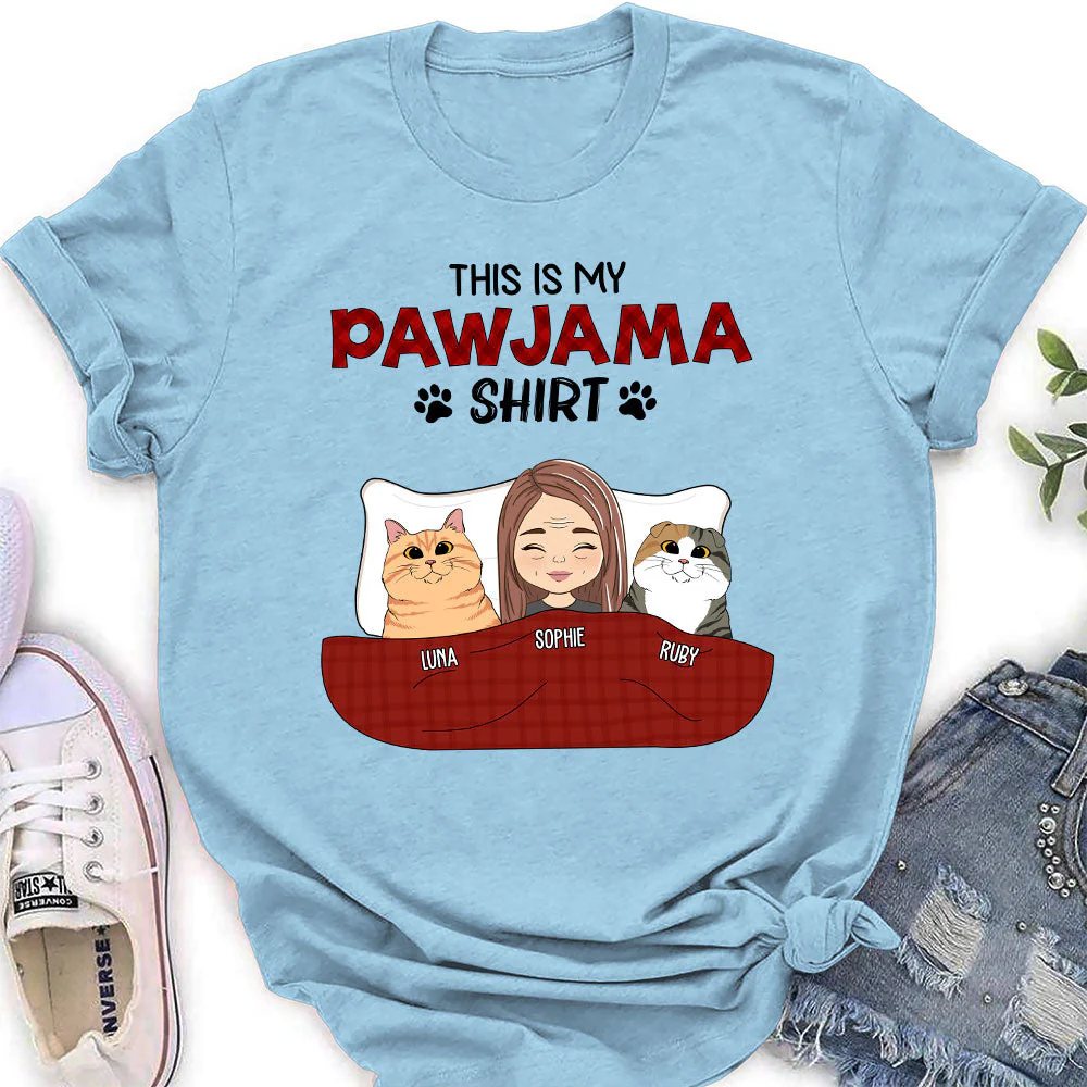 Pawjama Shirt - Personalized Custom Women's T-shirt - Image 4