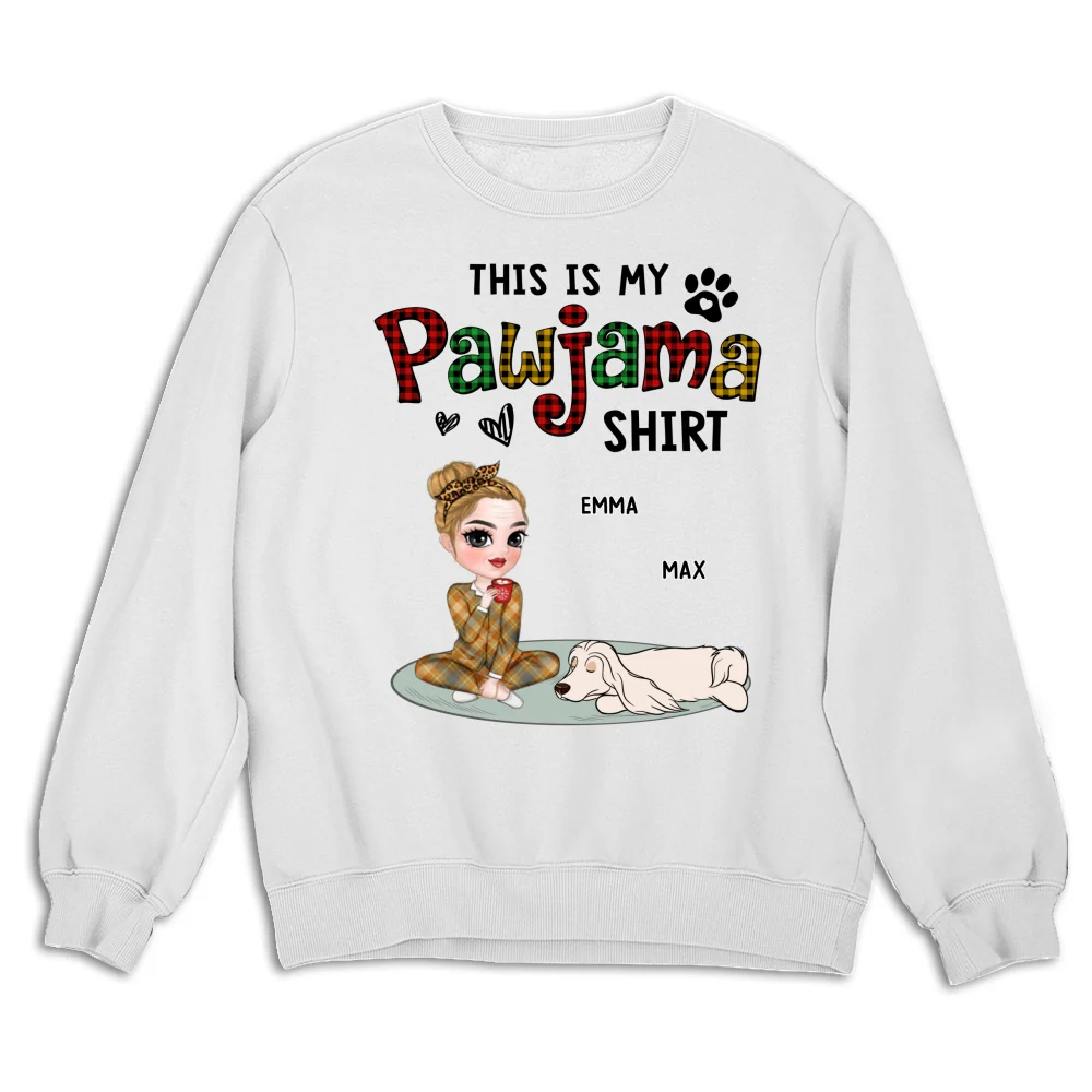 Pawjama Shirt Version 2 - Personalized Custom Sweatshirt - Image 5